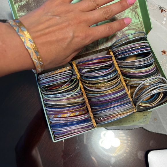 Bangles bracelets round colourful - Picture 3 of 4